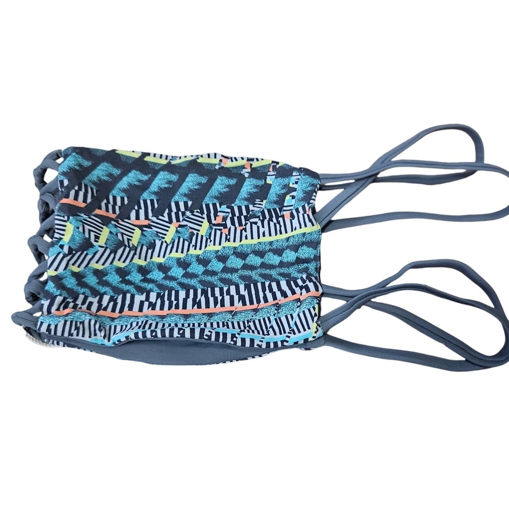 San Lorenzo Mind Bali Soul Braided Thong Bikini Set  Reversible Top L Bottom - Picture 8 of 13